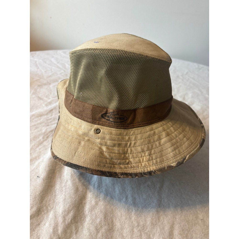 Paramount Outdoors Bucket Hat Mens OSFA Tan Good Realtree Camo Mesh Boonie Hat